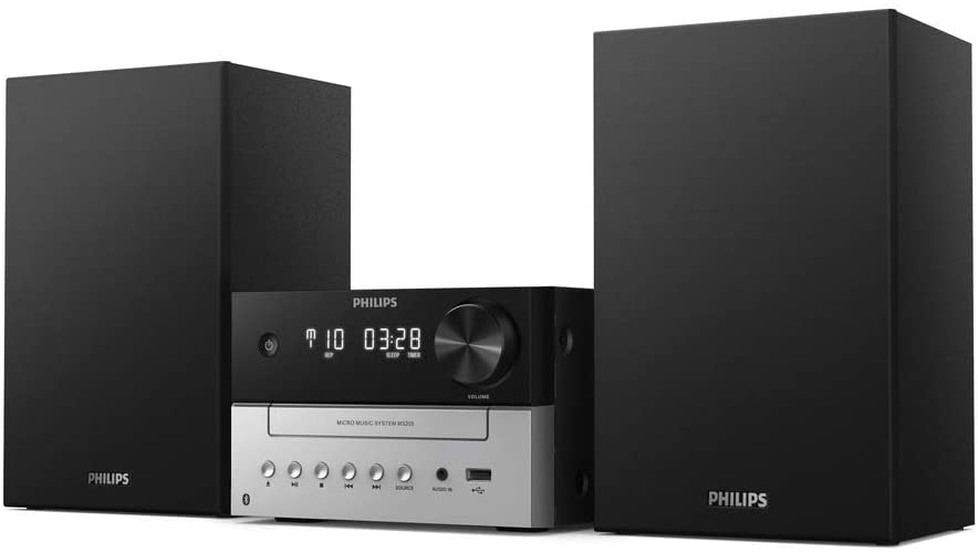 Philips Mini linija TAM3205/12CD; MP3-CD; USB; FM; BT;RMS 18W; alarm; LED zaslon; daljinski